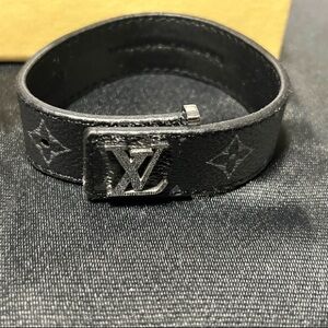 Louis Vuitton Black Monogram Bracelet